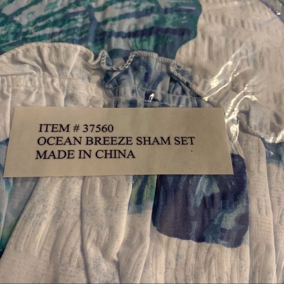 SLEEPWELL INC Bedding Ocean Breeze Plisse Queen Bedspread With Matching Shams Poshmark